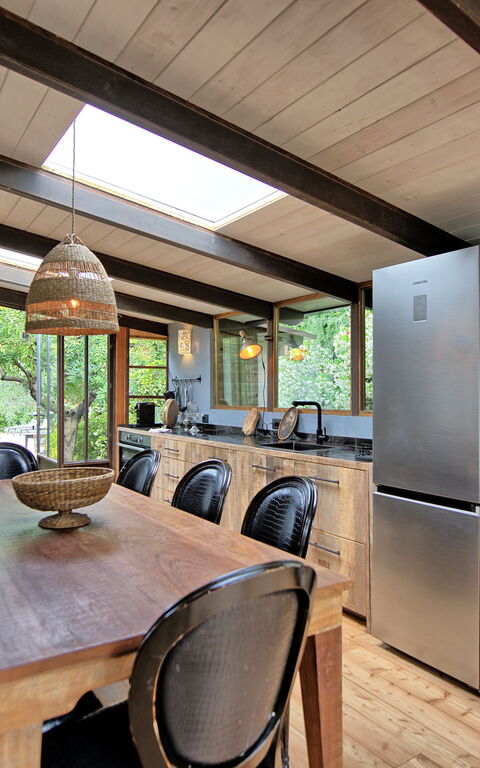 Villa Oliveta: Kök, Lunchrum