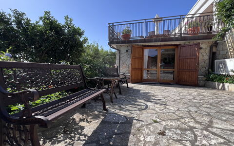 Semesterboende Castellammare 2: Balkong / terrass / uteplats