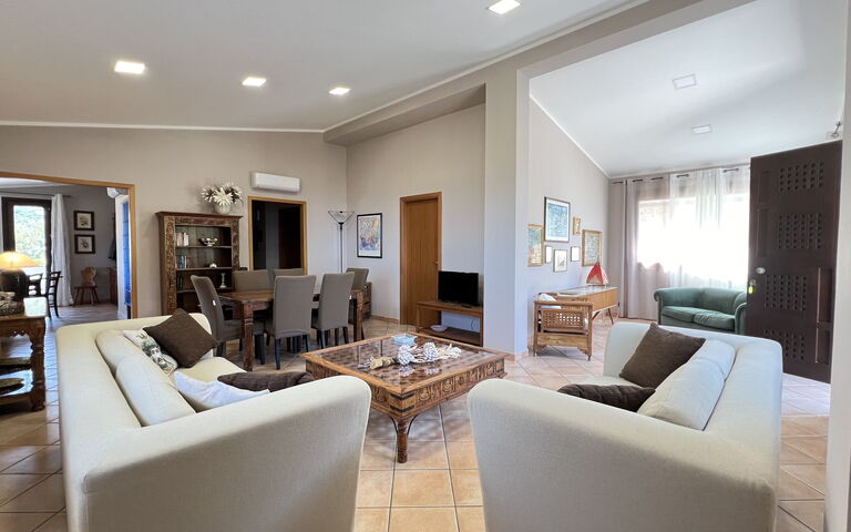 Semesterboende Castellammare 3: Vardagsrum