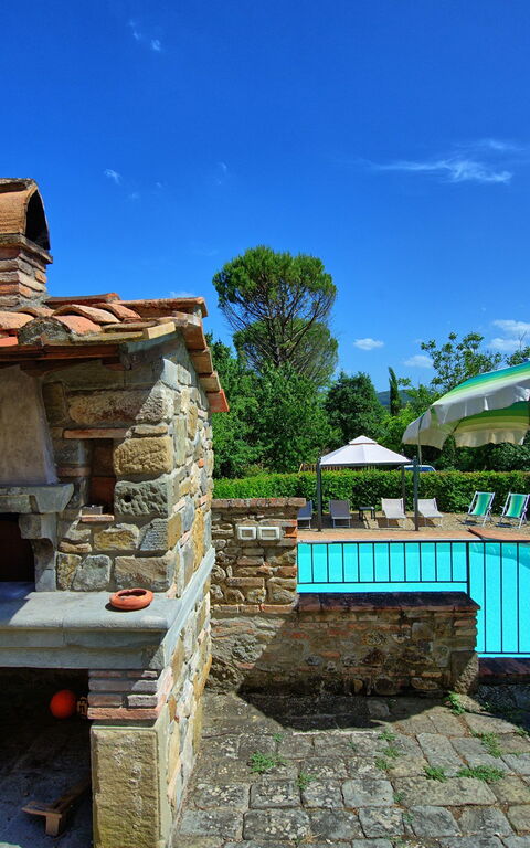 Casa Scopeti: slå samman, Trädgård