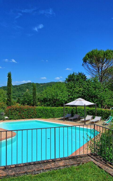 Casa Scopeti: slå samman, Trädgård