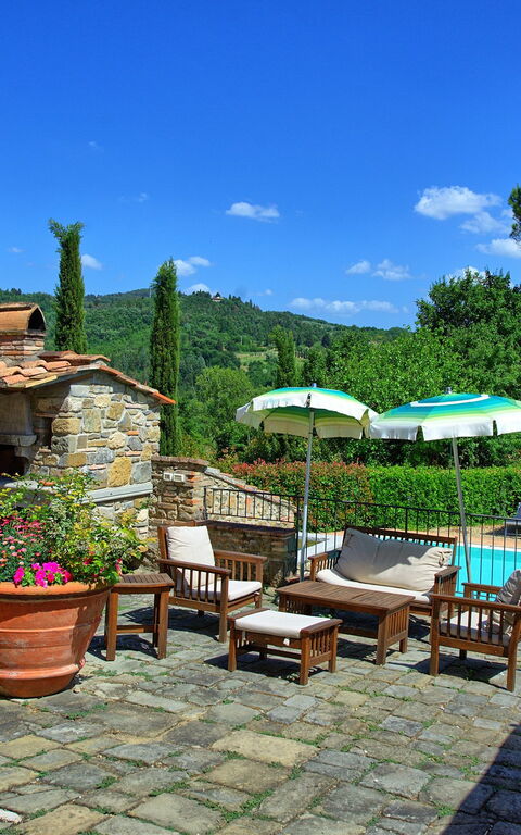 Casa Scopeti: Trädgård