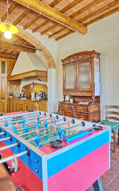 Casa Scopeti: Kök, Lunchrum, Vardagsrum