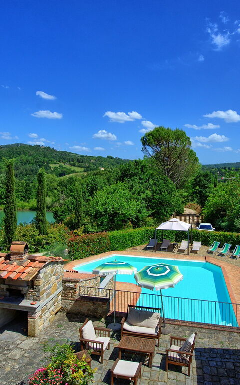 Casa Scopeti: slå samman, Trädgård