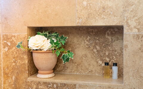 Semesterboende Montelopio 1: Badrum