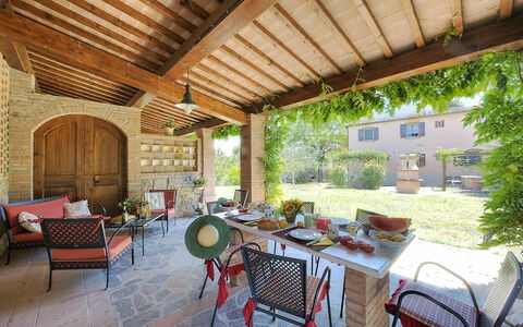 Semesterboende Montelopio 6: Balkong / terrass / uteplats