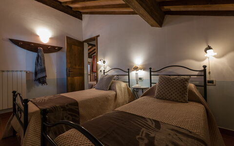 Semesterboende Montelopio 6: sovrum