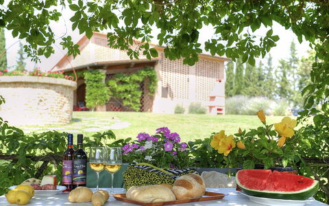 Semesterboende Montelopio 7: Balkong / terrass / uteplats