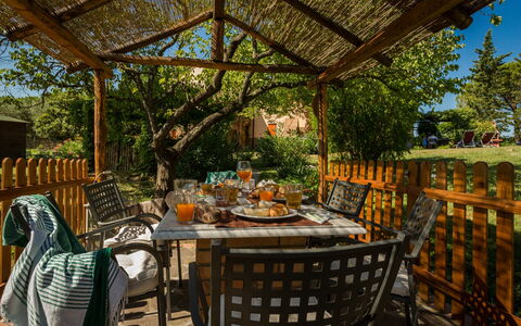 Semesterboende Montelopio 7: Trädgård, Utomhus