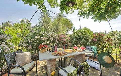 Semesterboende Montelopio 4: Balkong / terrass / uteplats