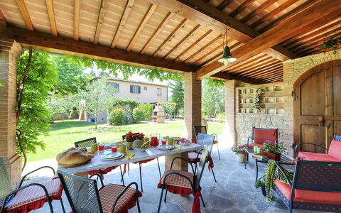 Semesterboende Montelopio 5: Balkong / terrass / uteplats