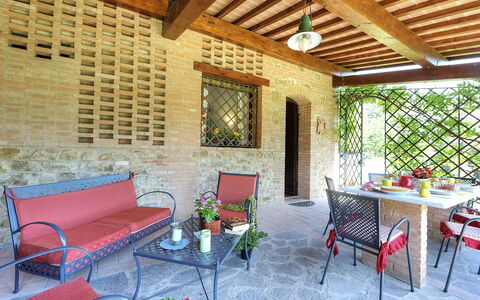 Semesterboende Montelopio 5: Balkong / terrass / uteplats