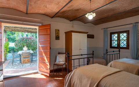 Semesterboende Montelopio 3: sovrum