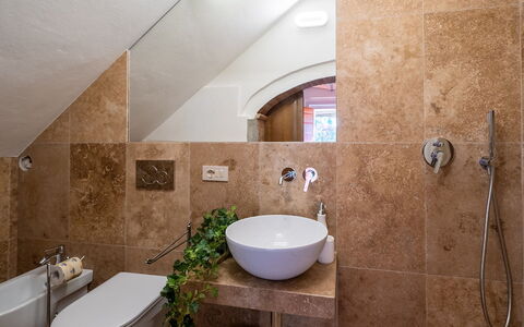 Semesterboende Montelopio 3: Badrum, Rumsinformation