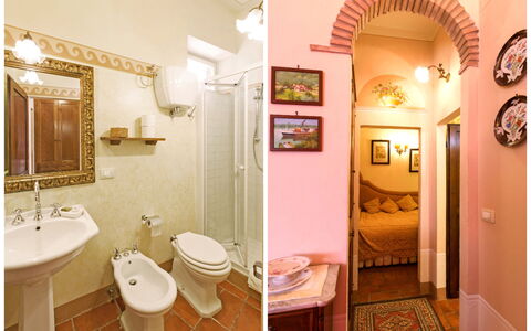 Semesterboende Santo Agostino Belvedere: Badrum