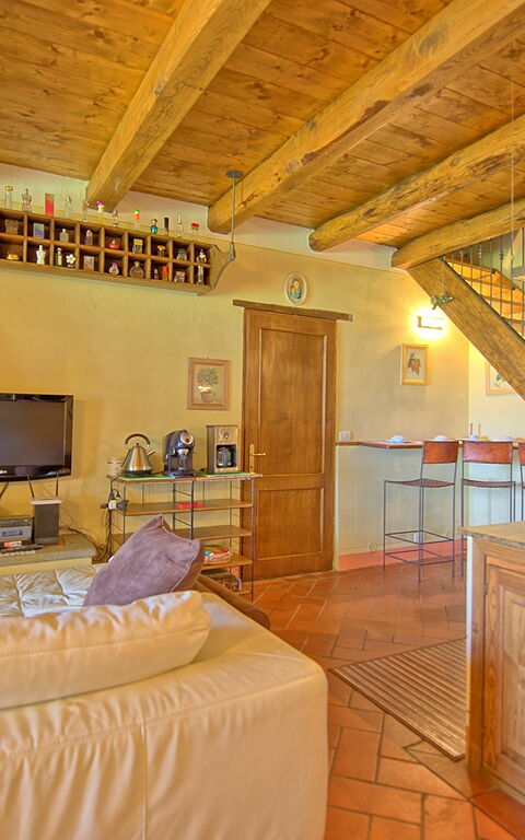 Villa Margherita: Kök, Lunchrum, Vardagsrum