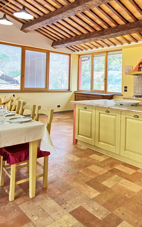 Villa Contessa: Kök, Lunchrum