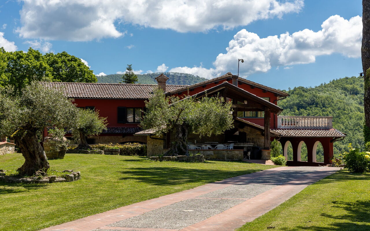 Villa Contessa: Exteriör, Trädgård, Utomhus