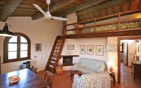 Semesterboende La Selva 5: Kök, Vardagsrum