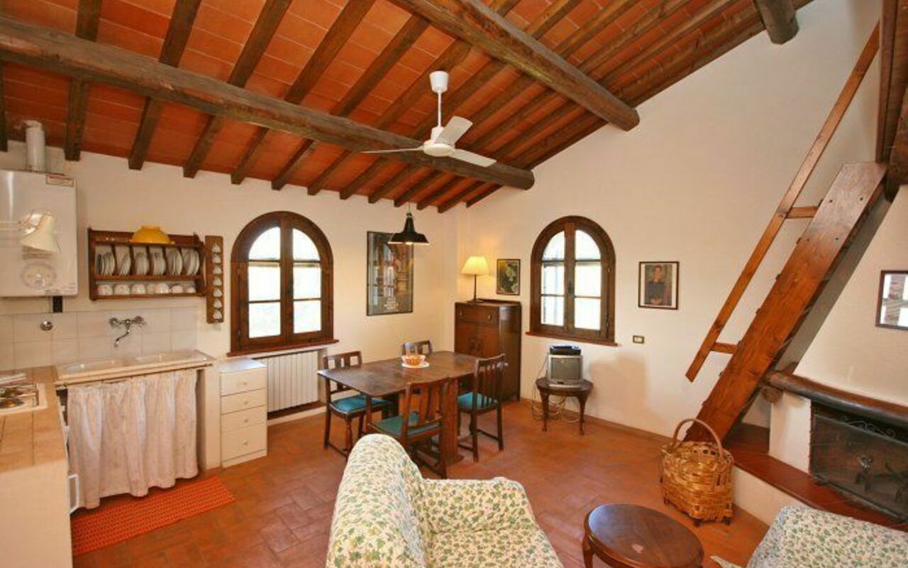 Semesterboende La Selva 5: Kök, Vardagsrum