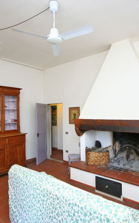 Il Frantoio: Kök, Vardagsrum