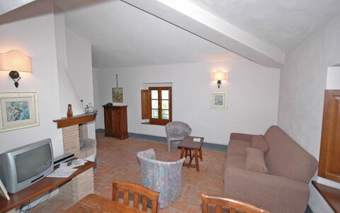 Semesterboende Fornacino 2: Kök, Lunchrum, Vardagsrum