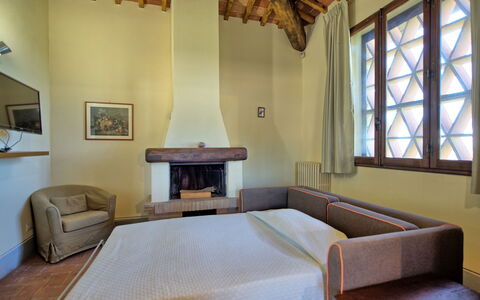 Semesterboende Fornacino 1: Vardagsrum