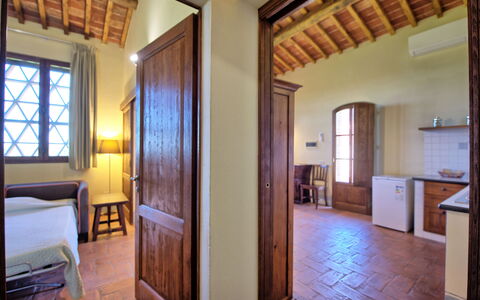 Semesterboende Fornacino 1: Kök, Vardagsrum