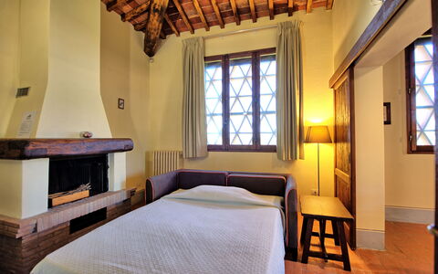 Semesterboende Fornacino 1: Vardagsrum