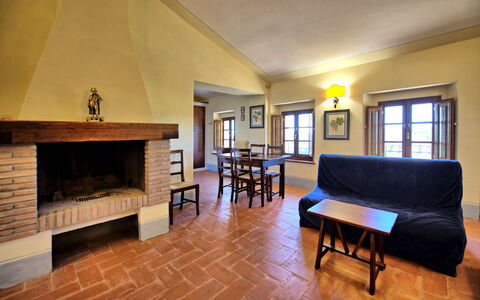 Semesterboende Fornacino 3: Vardagsrum