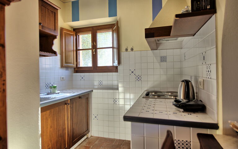 Semesterboende Fornacino 4: Kök, Lunchrum, Vardagsrum