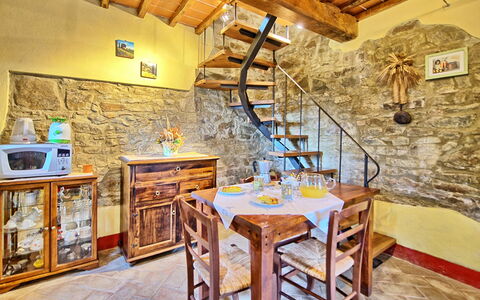 Semesterboende Orietta 3: Kök, Vardagsrum