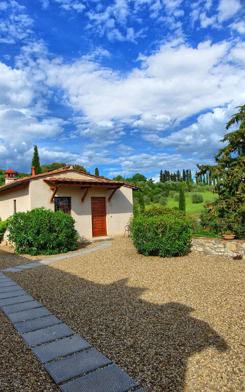 Le Fonti: Trädgård, Utomhus