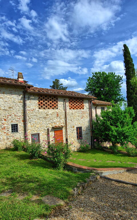 Le Fonti: Trädgård, Utomhus
