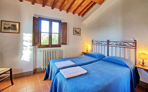 Semesterboende Le Fonti 2: sovrum