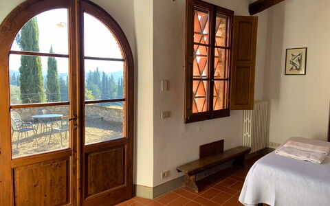 Semesterboende Le Fonti 10: sovrum