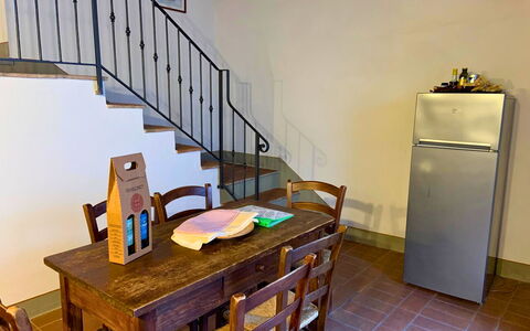 Semesterboende Le Fonti 14: Lunchrum