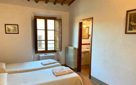 Semesterboende Le Fonti 14: sovrum