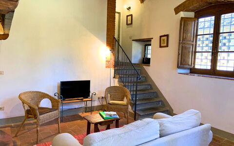 Semesterboende Le Fonti 15: Vardagsrum