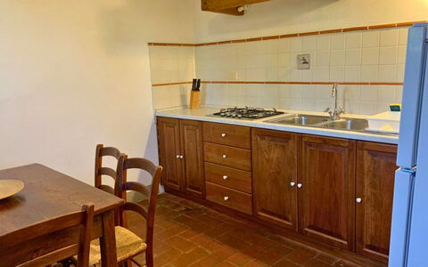 Semesterboende Le Fonti 15: Kök, Lunchrum