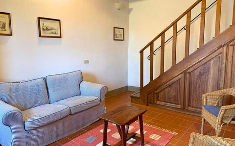 Semesterboende Le Fonti 2: Vardagsrum