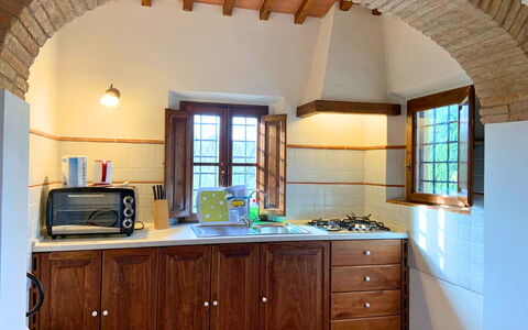Semesterboende Le Fonti 2: Kök