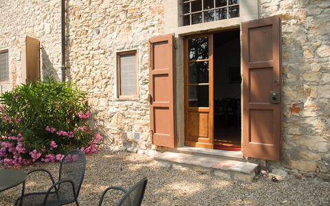 Semesterboende Le Fonti 4: Exteriör, Utomhus