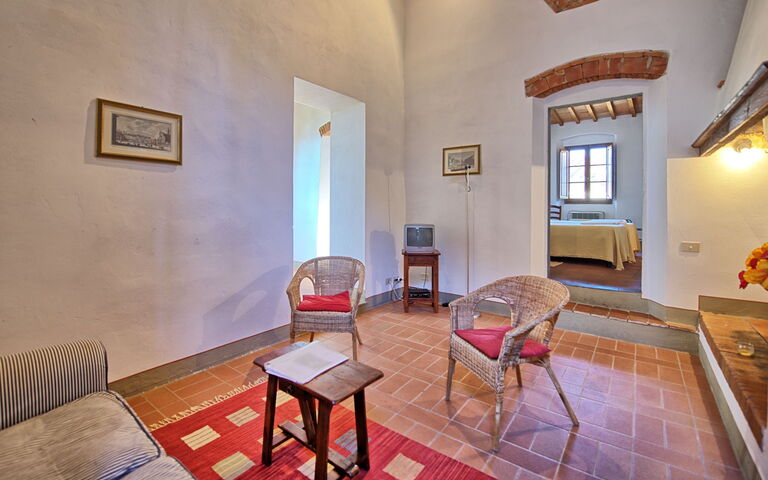 Semesterboende Le Fonti 13: Vardagsrum