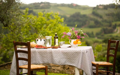 Semesterboende Vasche 2: Exteriör, Utomhus