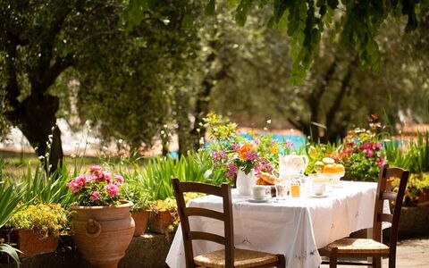 Semesterboende Vasche 3: Trädgård