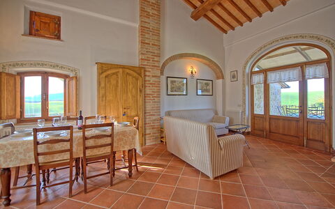 Semesterboende San Donnino 6: Lunchrum, Vardagsrum