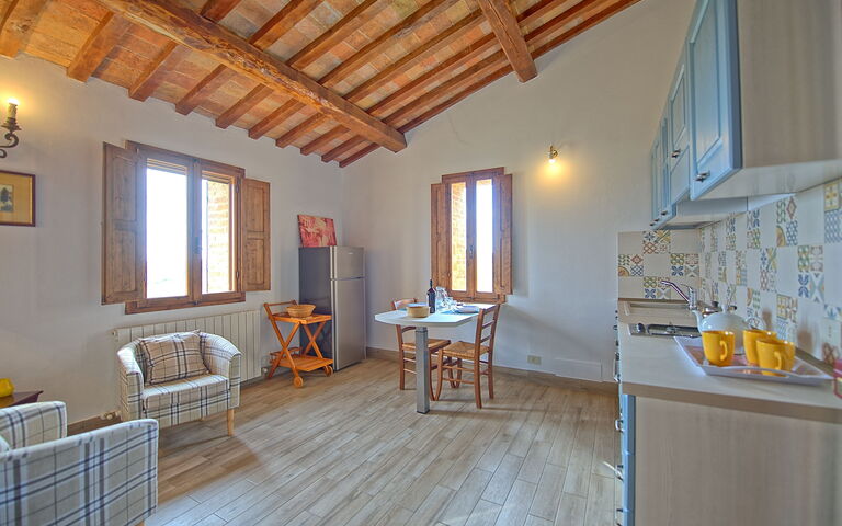 Semesterboende San Donnino 3: Kök, Lunchrum, Vardagsrum