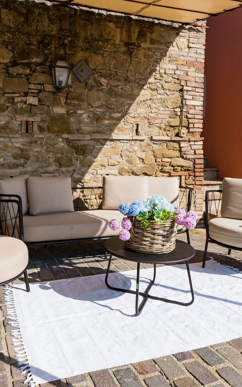 Villa Angelica: Exteriör, Utomhus