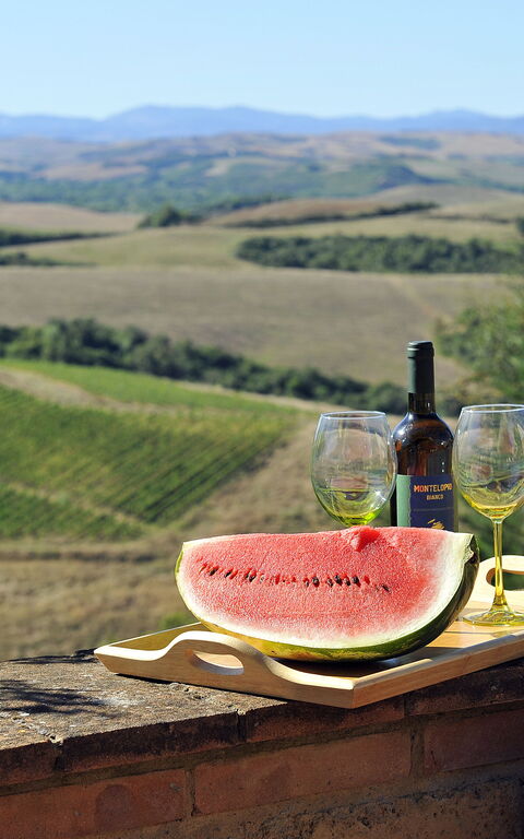 Villa Angelica: Exteriör, Utomhus, Visningar